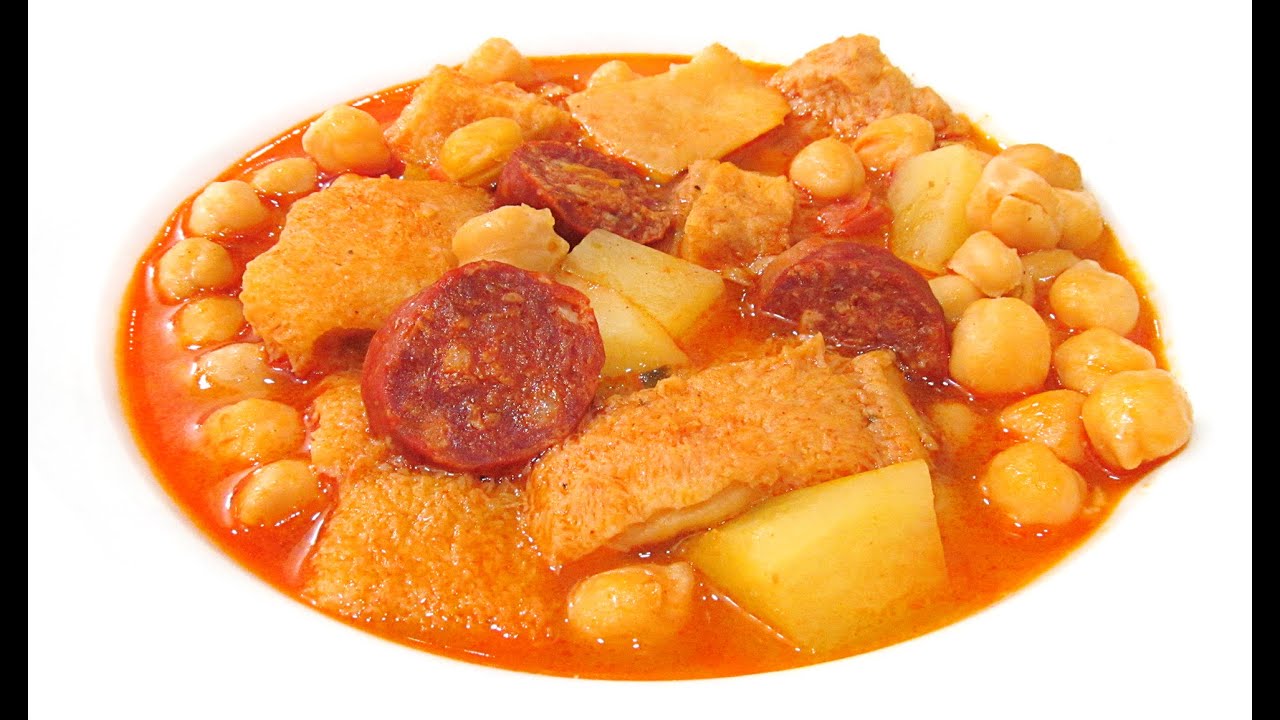 receta de garbanzos con callos p