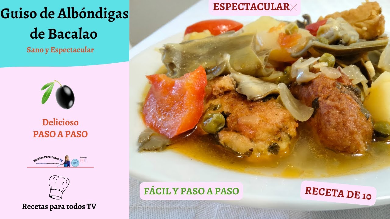 receta de guiso de albondigas de