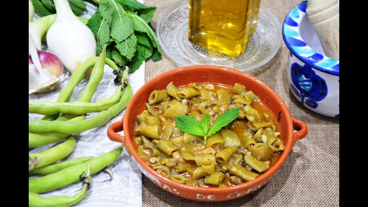 receta de cazuela de habas malag