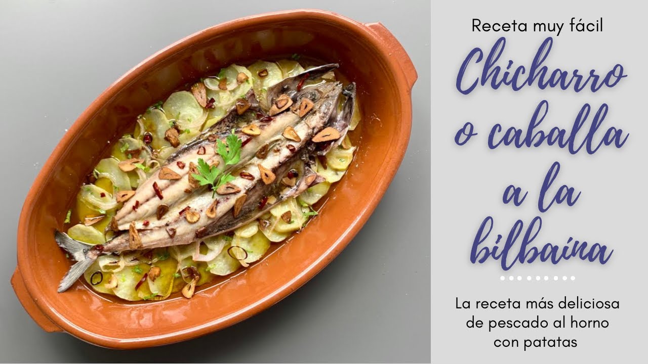 receta de chicharro al horno a l