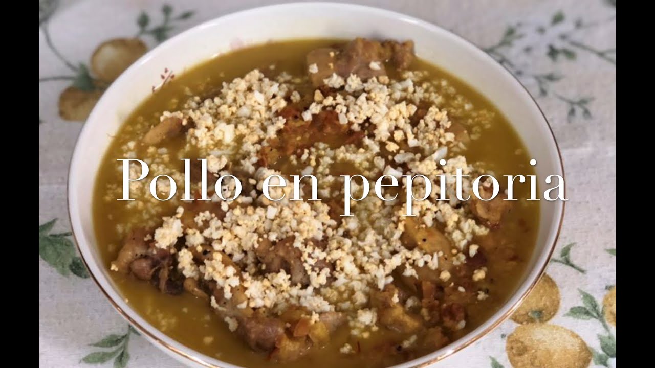 receta de pollo en pepitoria con