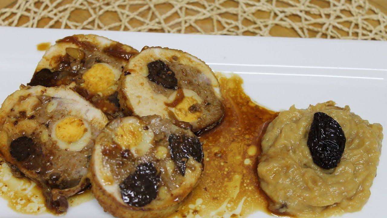 receta de redondo de pollo relle