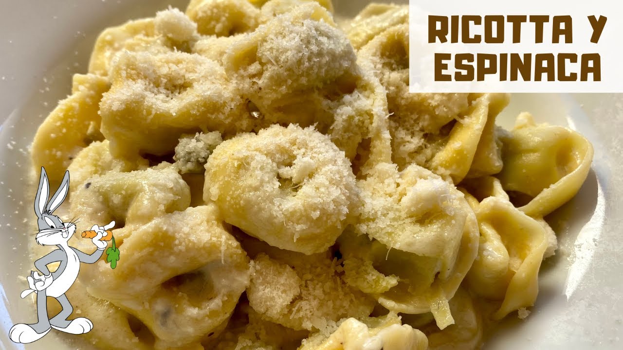 tortellini de ricotta y espinaca