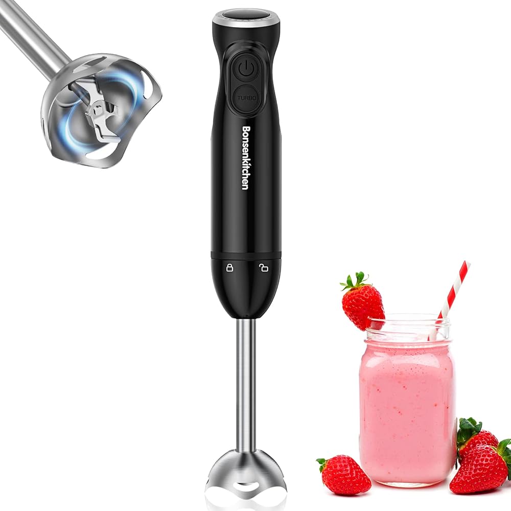 Batidora de Mano Bonsenkitchen 1000 W Batidora de Mano Bonsenkitchen 1000 W